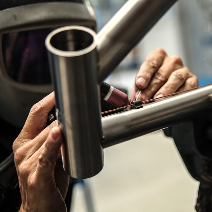 Frame being built