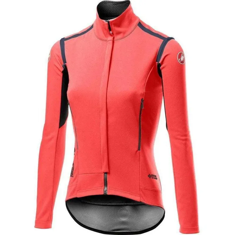 Castelli Perfetto RoS Womens Long Sleeve Jacket in Pink