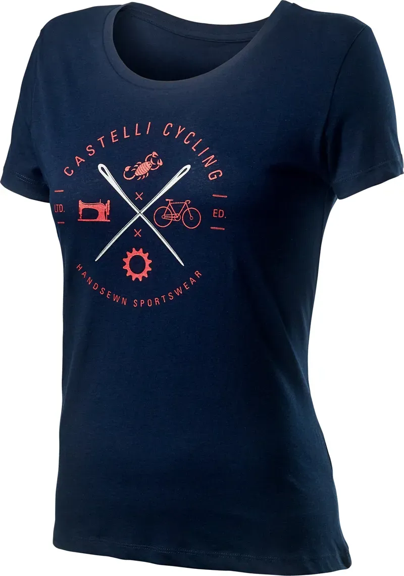 Castelli Sarta Womens T Shirt in Blue