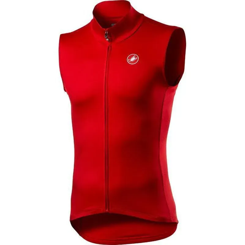 Castelli Pro Thermal Mens Mid Vest in Red