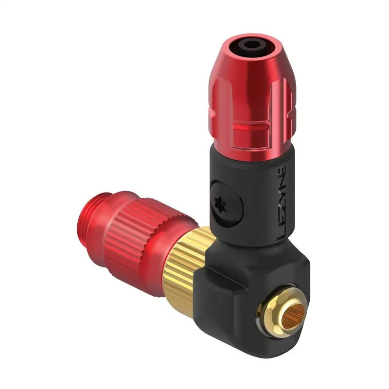 Lezyne ABS-1 Pro HP Chuck in Red/Gold/Black-1