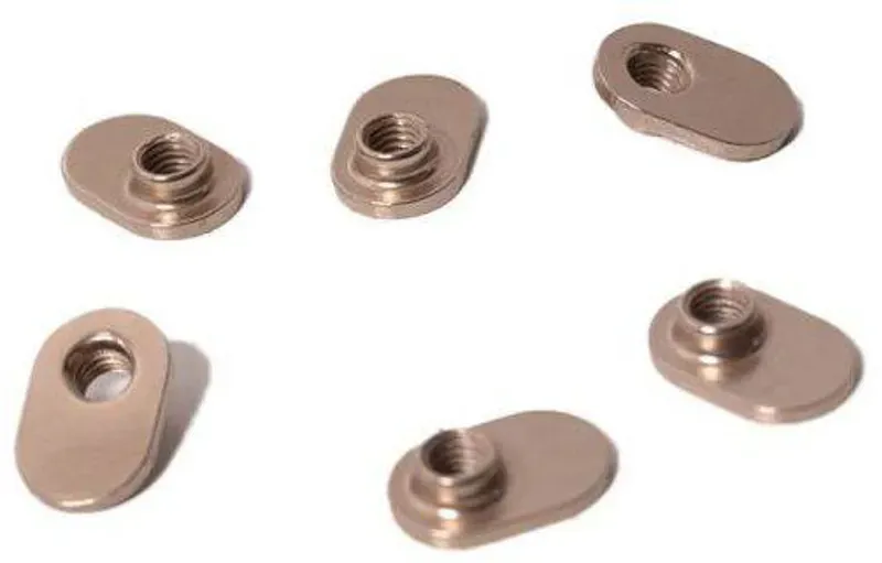 2019 Specialized S-Works 6/sub6 Replacement Ti/Alloy T-Nuts in Silver