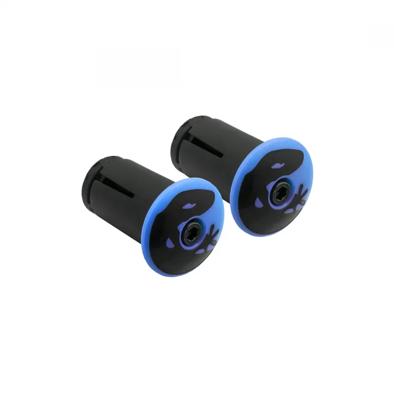 Lizard Skins DSP Bar Tape V2 Screw-in End Plugs in Blue