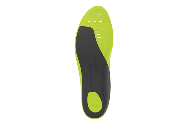 Ergon IP3 Solestar Cycling Insoles in Black/Green