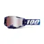 100% Armega HiPER Mirror Silver Flash Lens Goggles in Novel