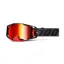 100% Armega HiPER Mirror Red Lens Goggle in Nekfeu