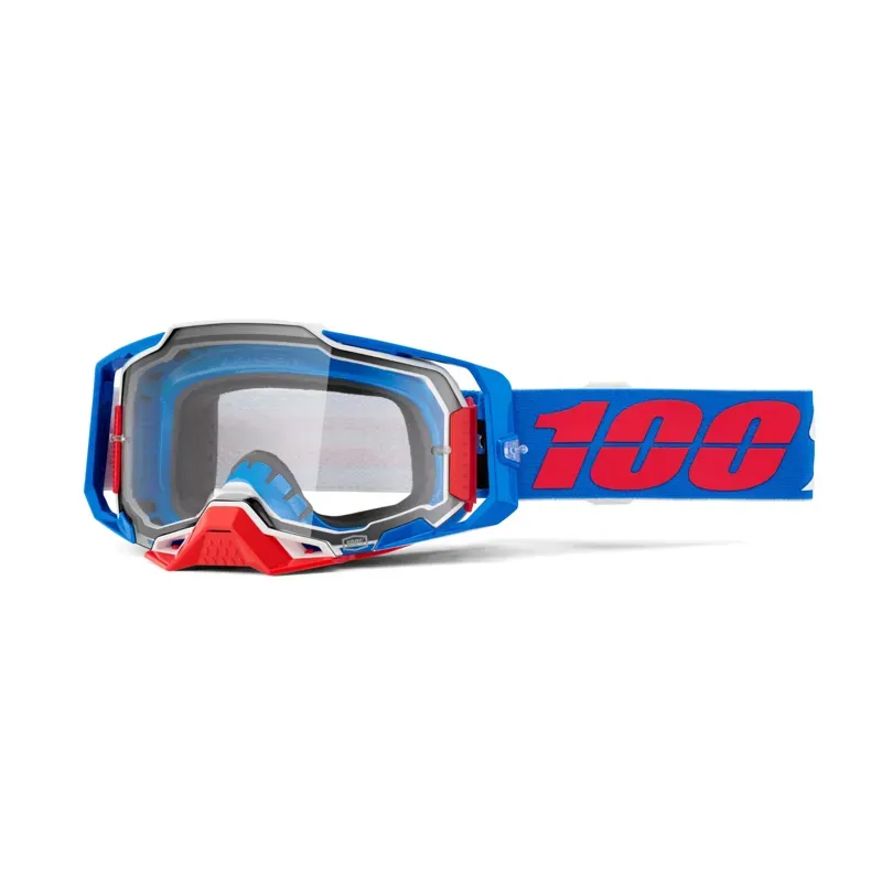 100% Armega Clear Lens Goggles in Ironclad