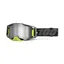 100% Armega Silver Mirror Flash Lens Goggles in Antibia