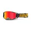 100% Armega HiPER Red Mirror Lens Goggle in Falcon 5