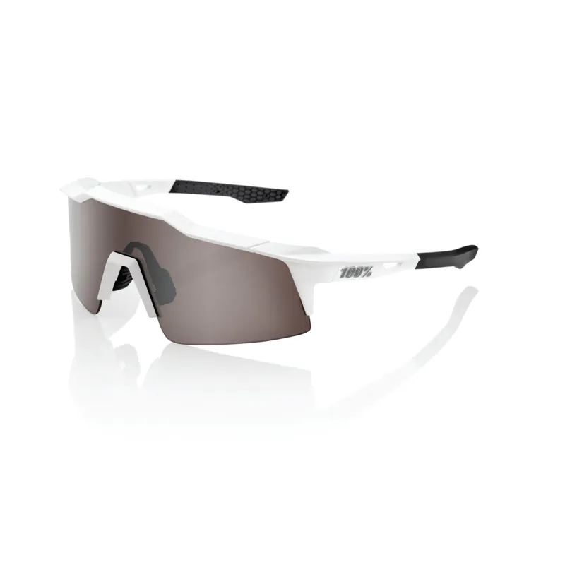 100 Speedcraft SL Glasses - Mirror Lens White/ HiPER Silver