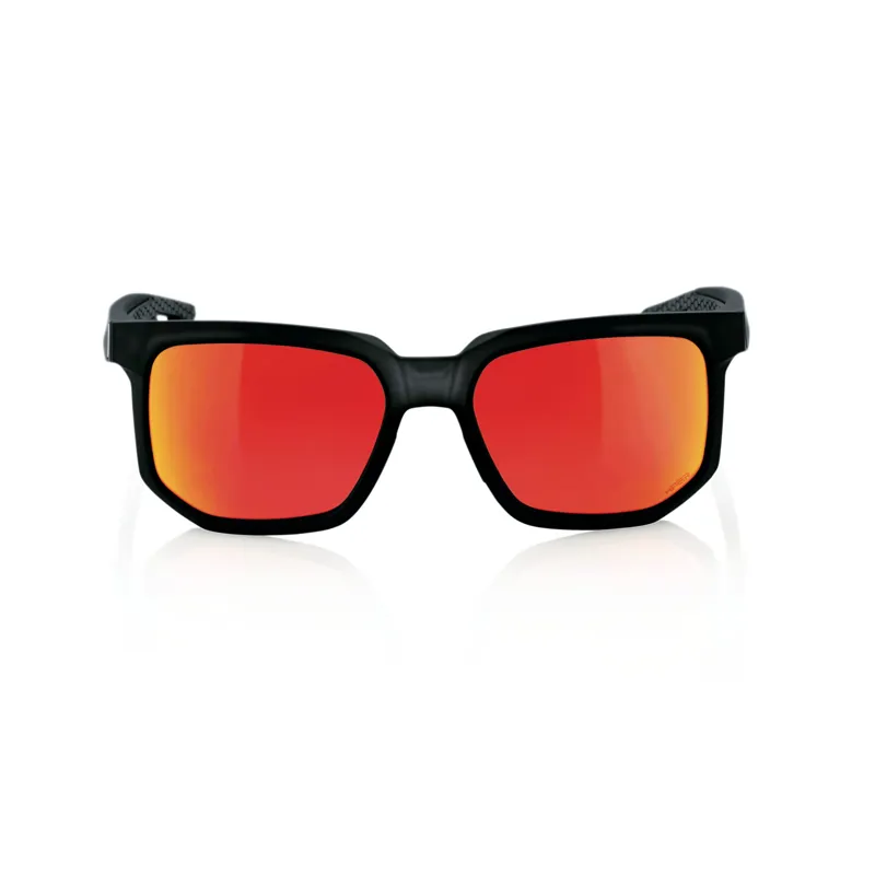 100 Centric Glasses Mirror Soft Tact Red and Black 