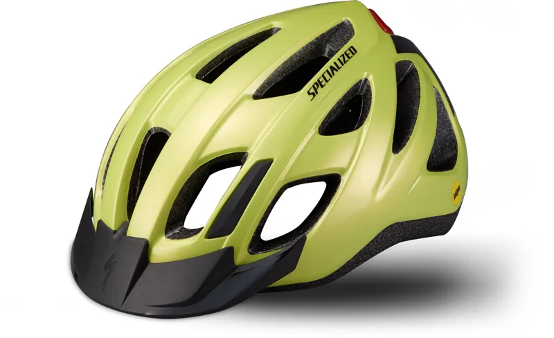 2020 Specialized Centro LED MIPS Cycling Helmet in Yellow