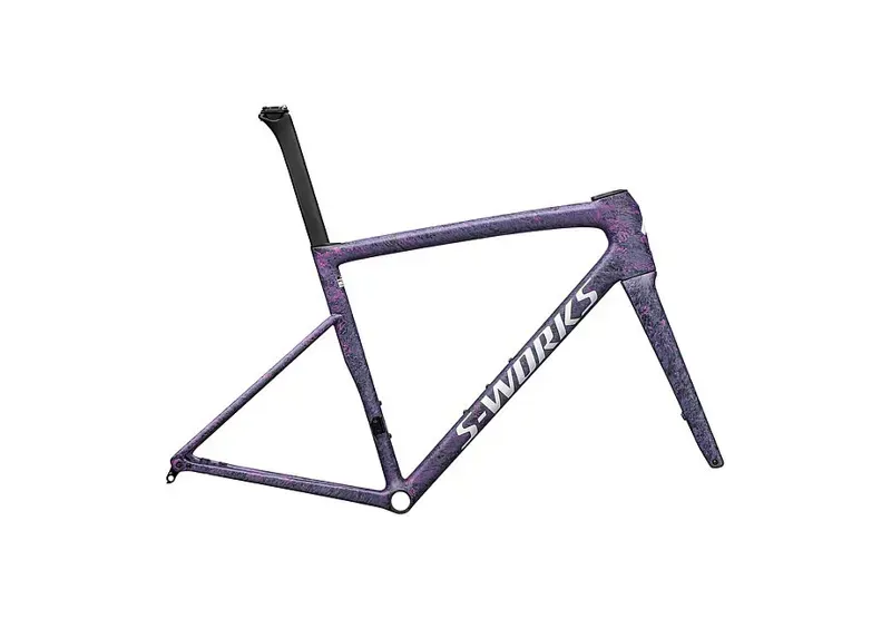 Specialized S-Works Tarmac SL8 Frameset in Carbon/Rebel Pink Lake Blurred Impasto/White