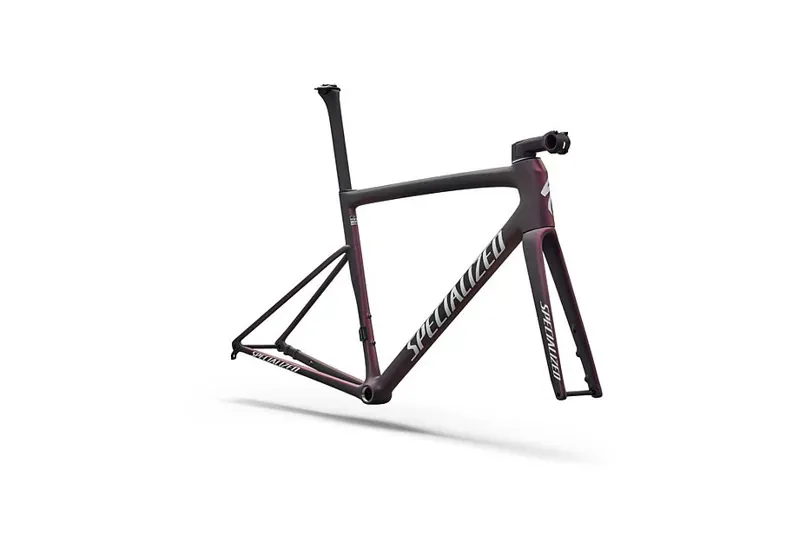 Specialized Tarmac SL8 Frameset CARBON/ 100 CQV REFLEX SUPER RED FRONT EDGE/WHITE SILVER-2