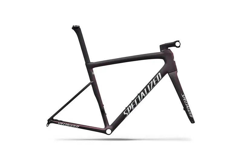 Specialized Tarmac SL8 Frameset CARBON/ 100 CQV REFLEX SUPER RED FRONT EDGE/WHITE SILVER-1