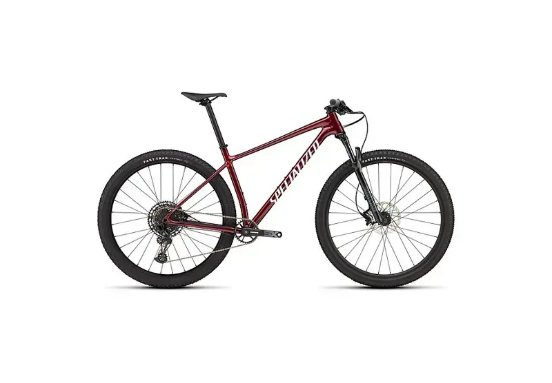 Specialized Chisel Hardtail XC Mountain Bike in Maroon/White