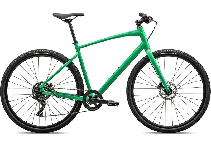Specialized Sirrus X 2.0 Hybrid Bike in Electric Green/Smoke