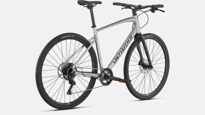 Specialized Sirrus X 3.0 Hybrid Bike in Silver/Ice Yellow/Black-2