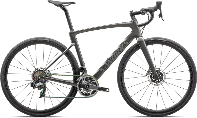 Specialized S-Works Roubaix SL8 Road Bike in Gloss Smoke/Satin Black Pearl