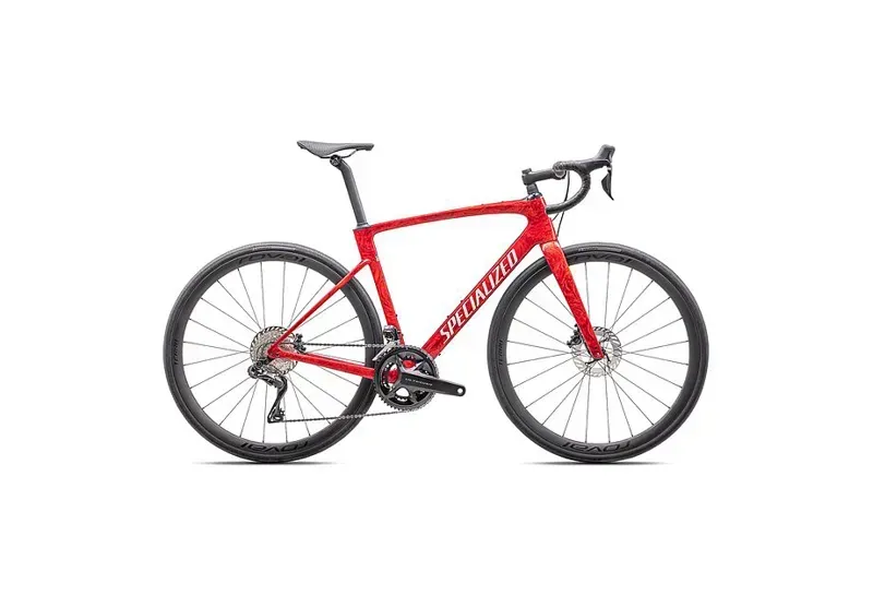 Specialized Roubaix SL8 Pro Carbon Road Bike in Fiery Red Strata - Main Image
