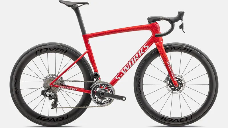 Specialized S-Works Tarmac SL8 SRAM Red eTap Road Bike in Gloss Red Sky-5