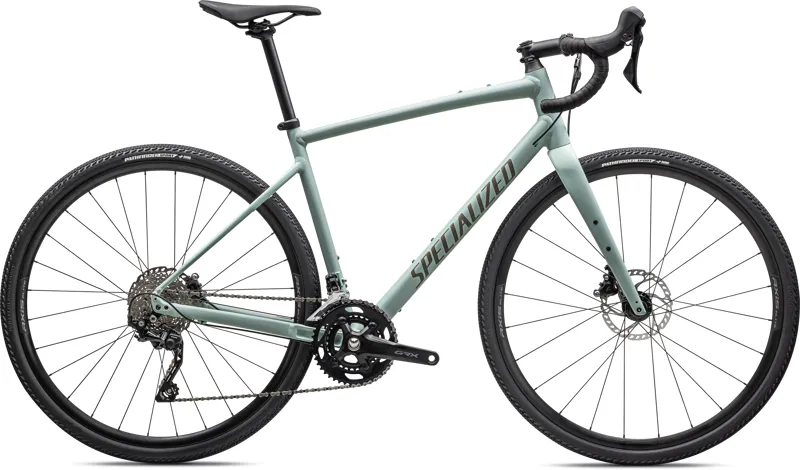 Specialized Diverge Elite E5 Gravel Bike in White Satin White Sage/Taupe
