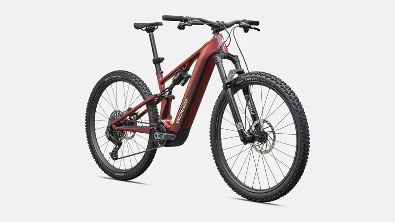 Specialized Turbo Levo R Pro eMountain Bike in Gloss Black Red Chameleon-1