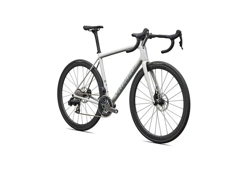 Specialized Aethos 2 Expert SRAM Force AXS Road Racing Bike in Dolomite/Shadow Silver