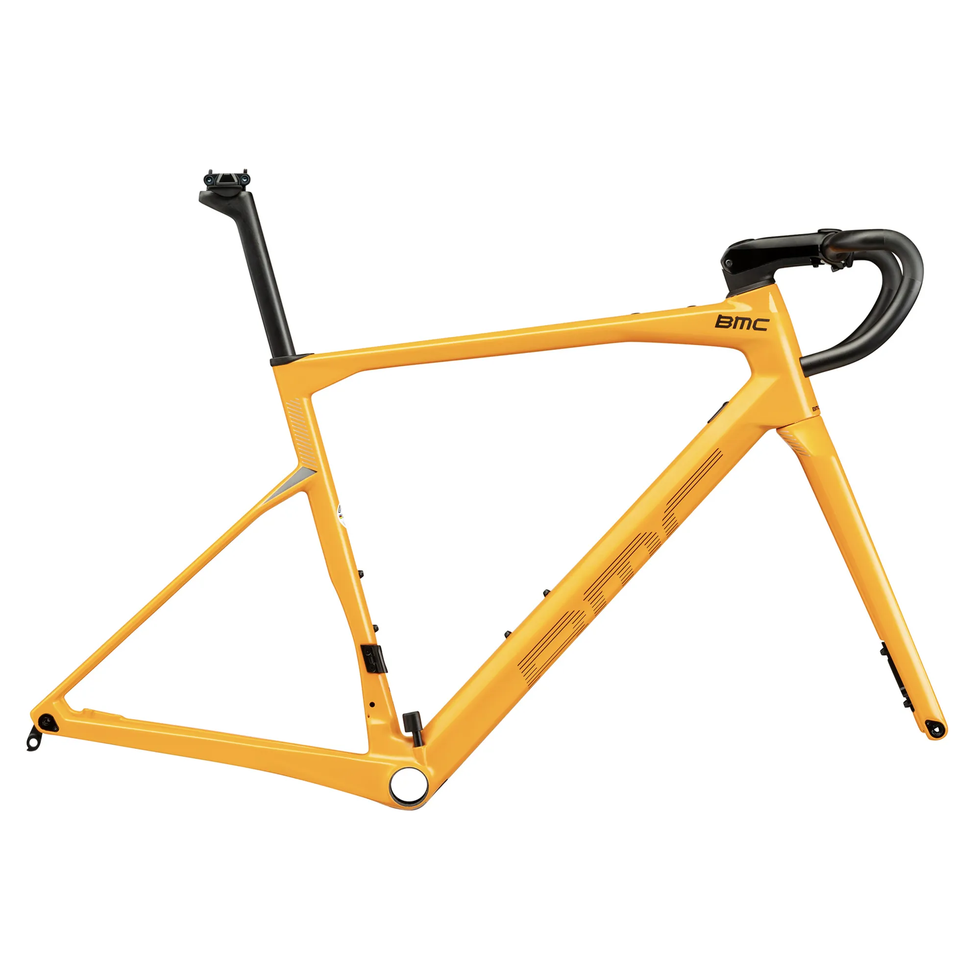 2021 Bmc Roadmachine 01 Carbon Road Bike Frameset in Yellow