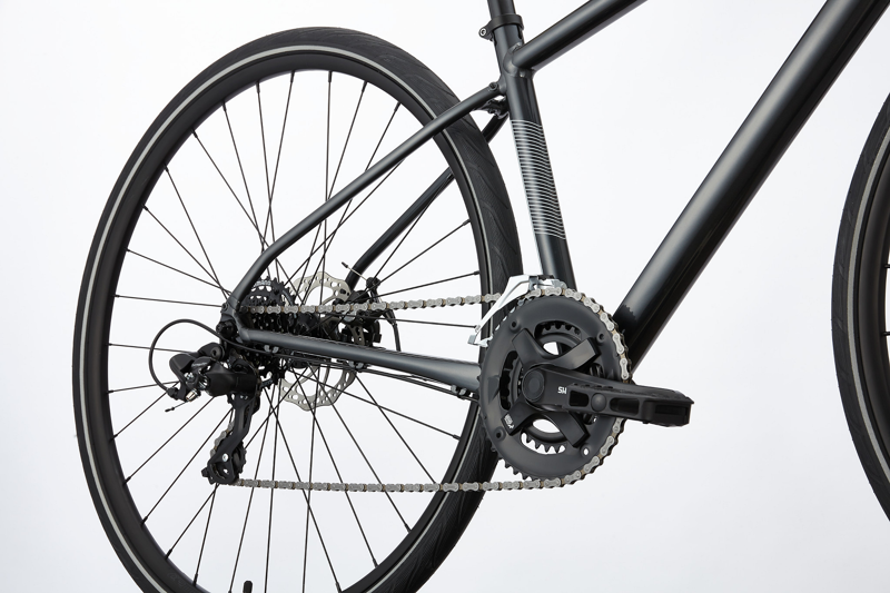 Cannondale Quick Disc 1 Hybrid Bike in Black-7