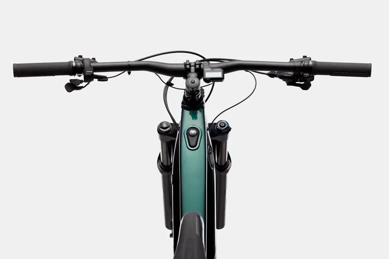 2021 Cannondale Trail Neo S 1 Electric Mountain Bike in Green-4