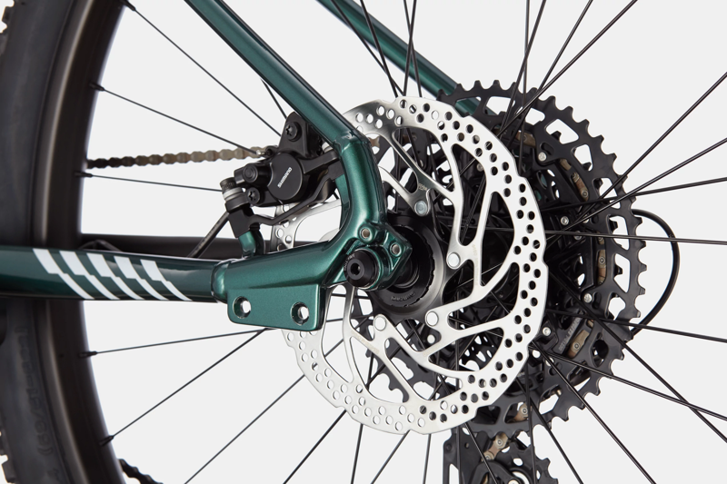 2021 Cannondale Trail Neo S 1 Electric Mountain Bike in Green-1