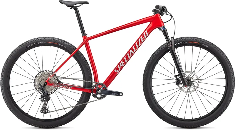 2021 Specialized Epic Hardtail Comp Mountain Bike in Red