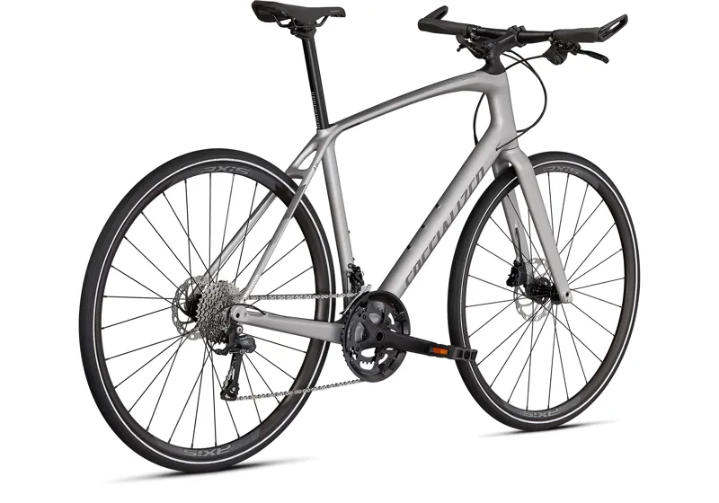 Specialized Sirrus 4.0 Carbon Hybrid Bike 2022 in Silver-3