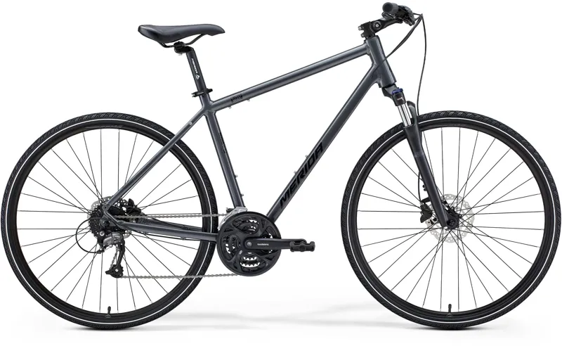 2021 Merida Crossway 40 Hybrid Bike in Grey