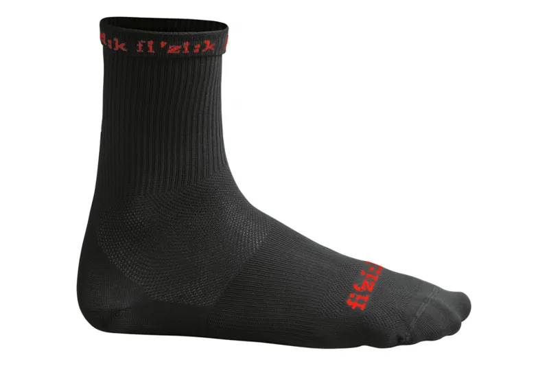 Winter Socks Black red-2