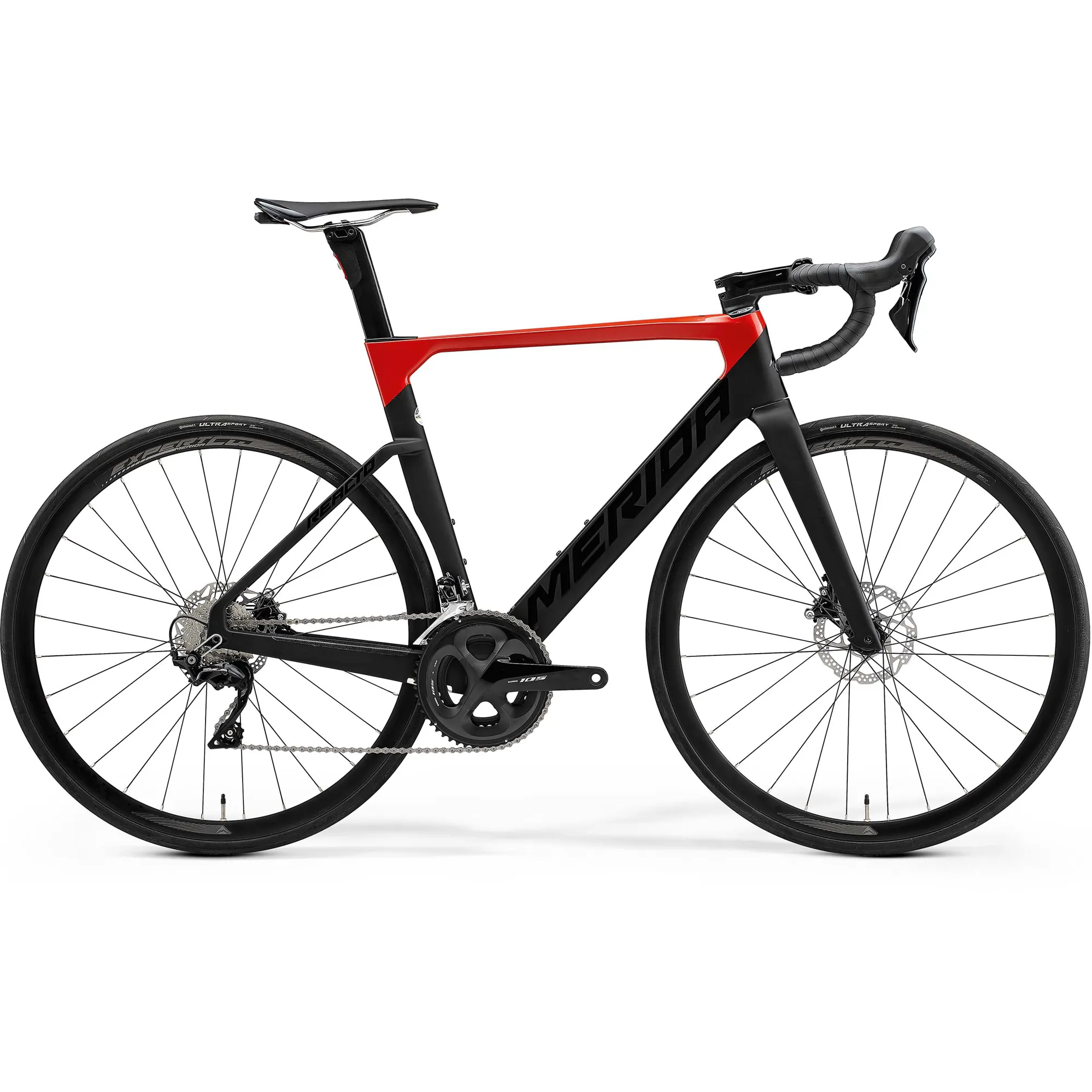 2021 Merida Reacto Disc 4000 Road Bike in Black - Main Image