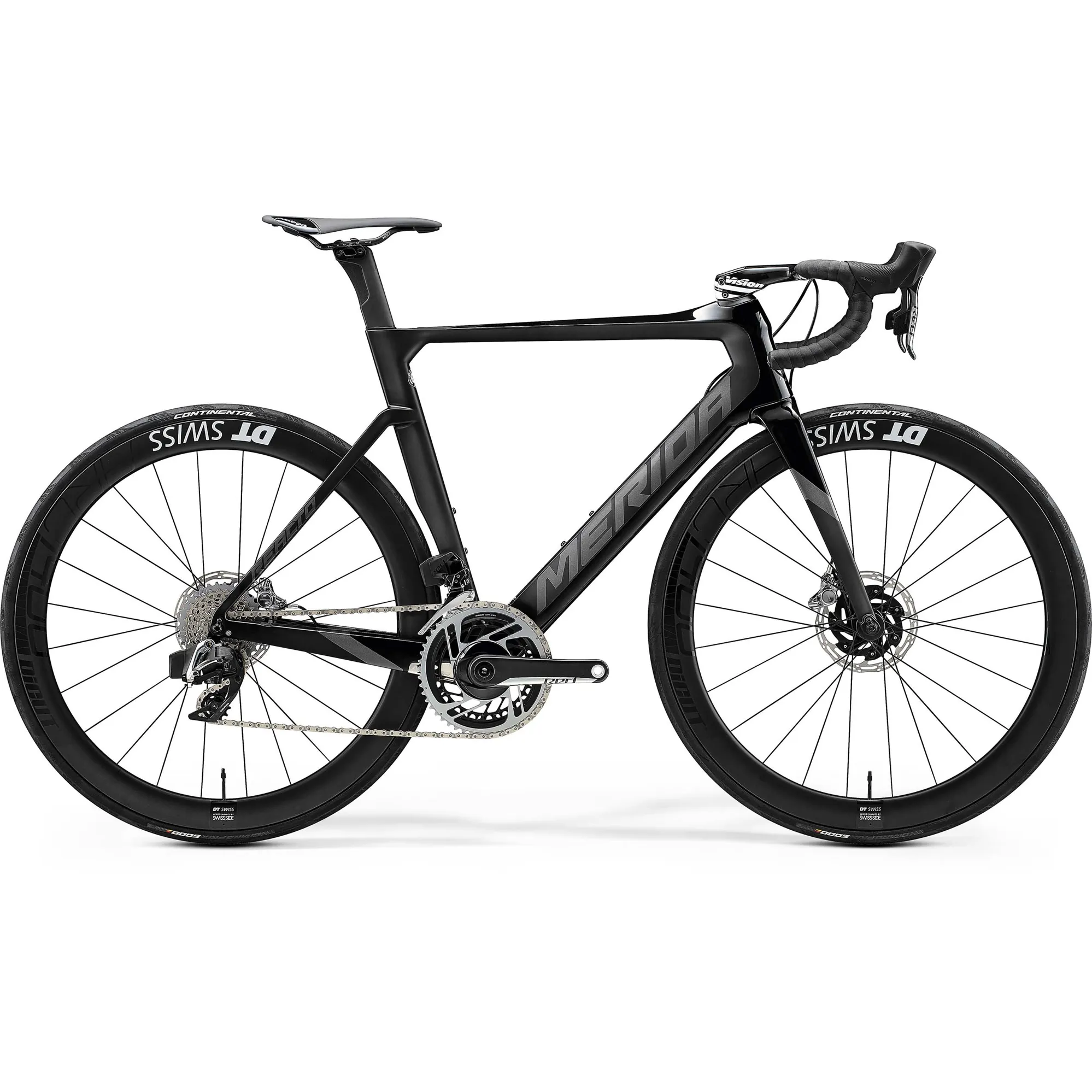 2020 Merida Reacto Disc 9000-E Road Bike in Black