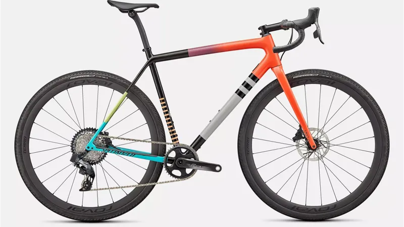 Specialized Crux Pro Cyclocross Bike in Blue/Ice Papaya