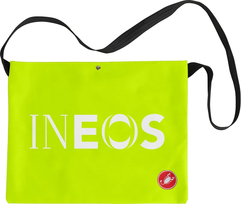 Castelli Team Ineos Feed Bag Yellow Fluo uni