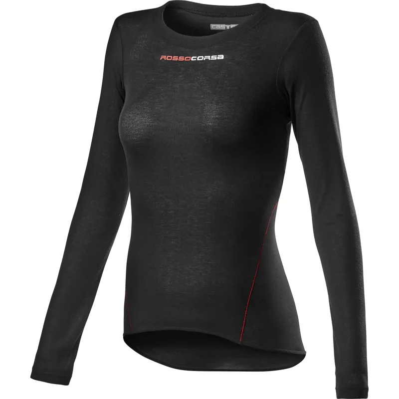 Castelli Prosecco Tech W Long Sleeve Black 
