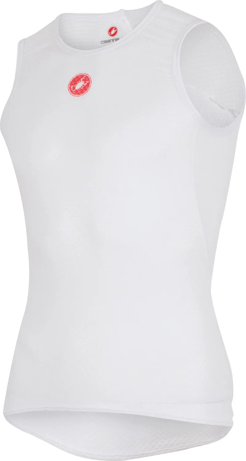 Castelli Pro Issue Sleeveless Base Layer White
