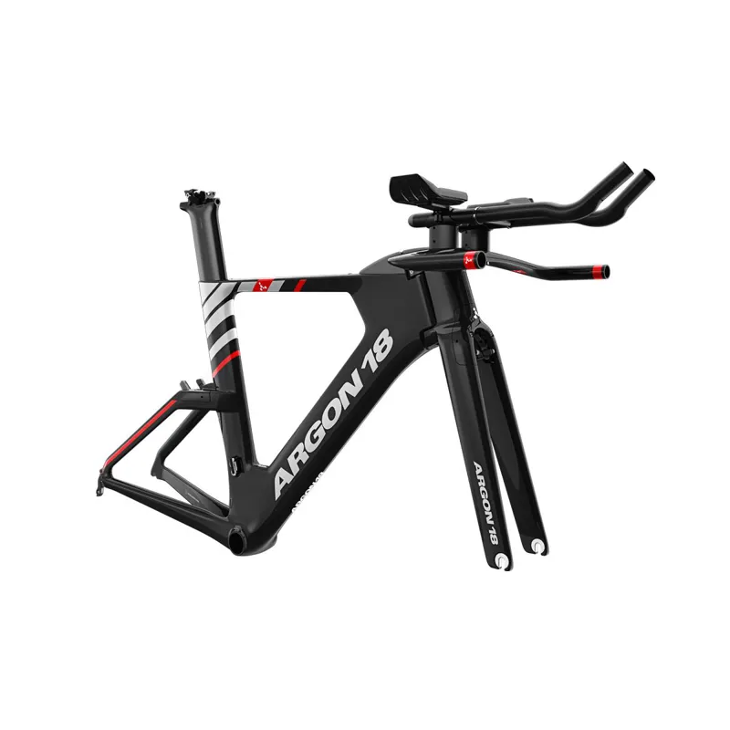 2020 Argon 18 E 119 Tri Rim Frameset BLACK SILVER