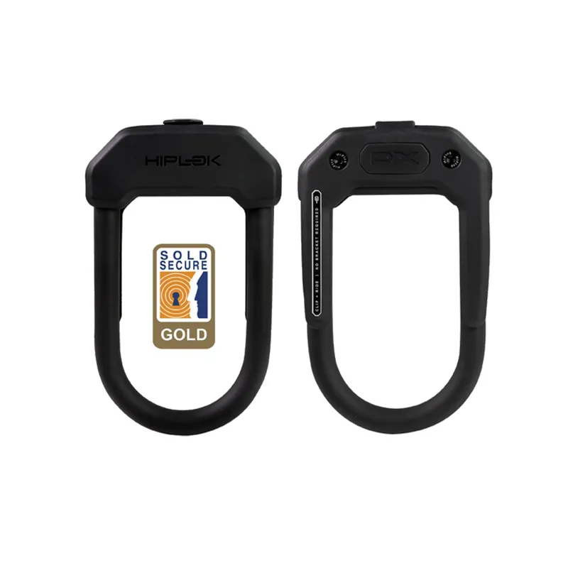 Hiplok Dx D Lock Hardened Steel (gold Sold Secure): 14mm X 15 X 8. 5cm BLACK 14mm x 15 x 8.5cm