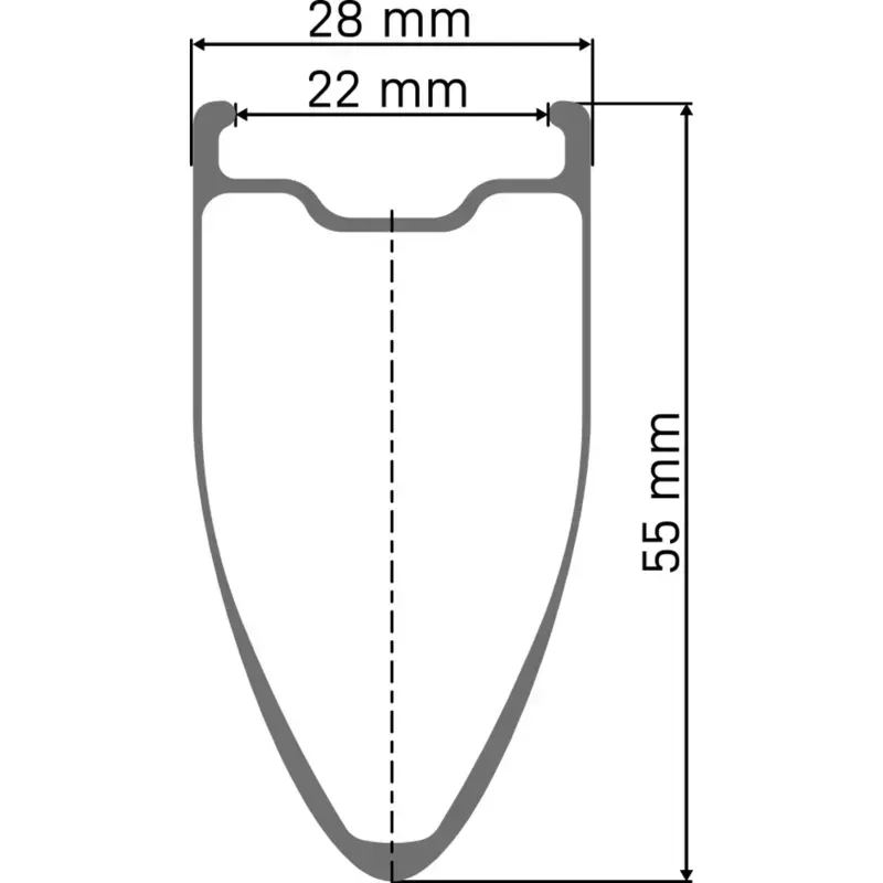 DT Swiss ARC 1100 55 DiCut 700c 12x100 Disc Front Wheel in Black-1