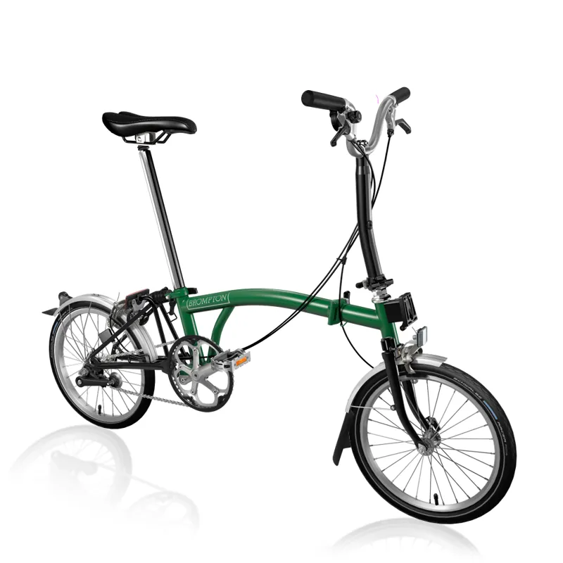 Brompton M3l folding bike green