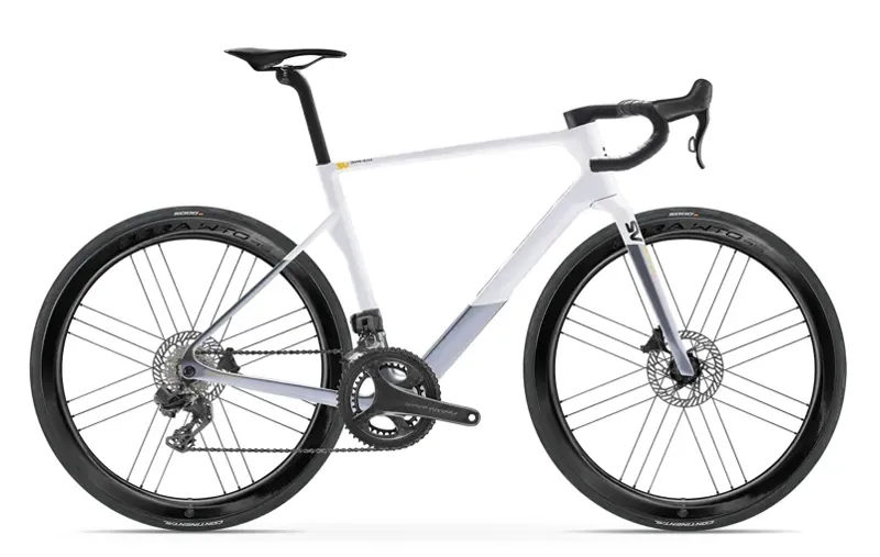 Basso Bikes SV Super Record 13x Wireless Elan Bike in White-1