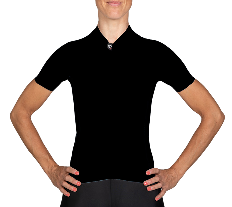 BCF Women's Gravel Jersey in Black