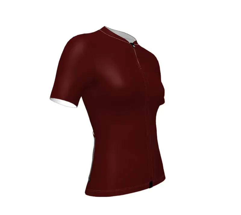 BCF Women's Gravel Jersey in Bourgogne-3