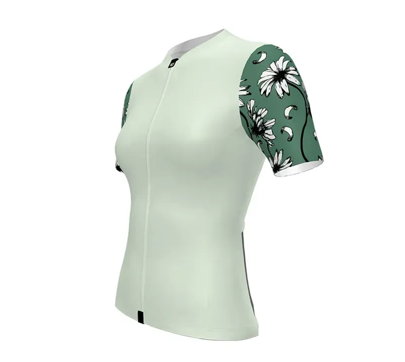 BCF Women's Gravel Jersey in Honeydew/Forest-2